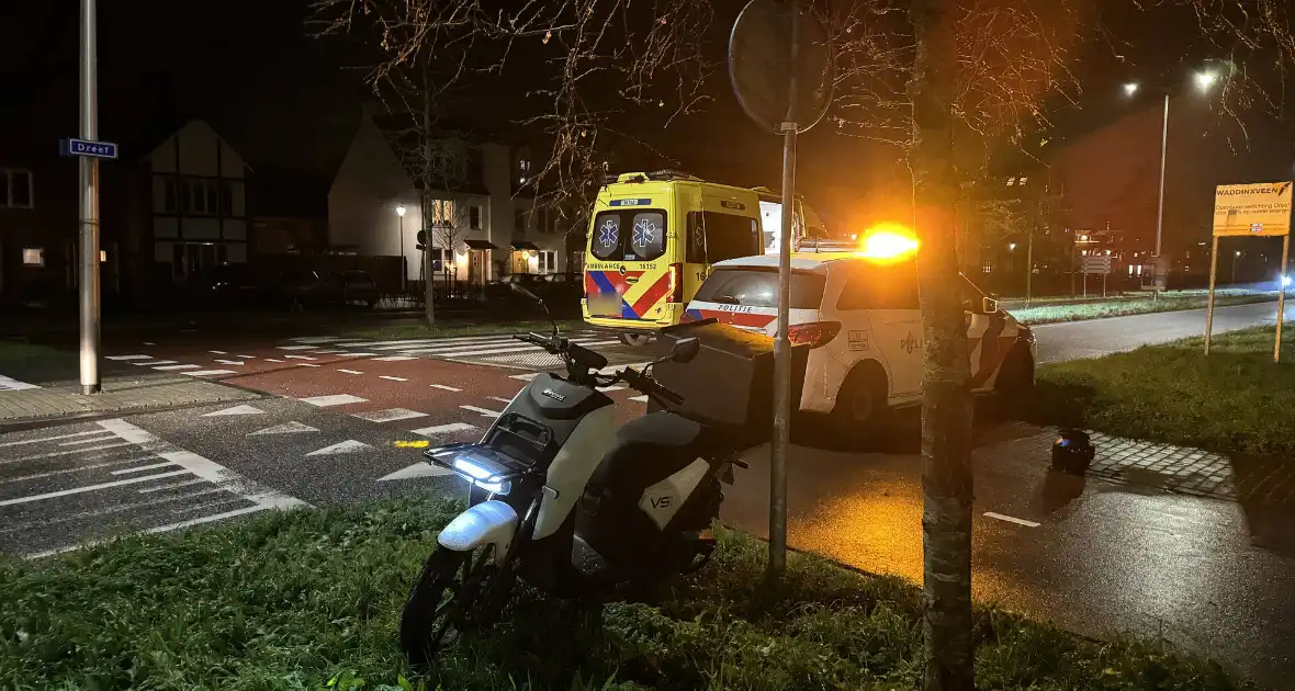 Bezorger en fietser in botsing op fietspad - Foto 1