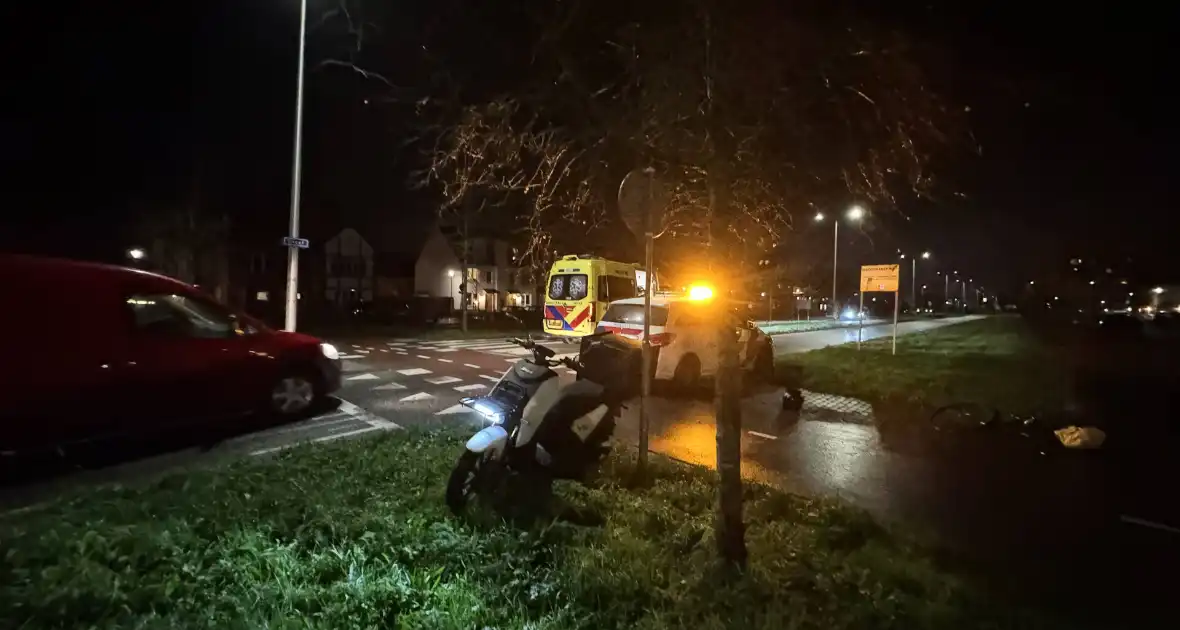 Bezorger en fietser in botsing op fietspad - Foto 2