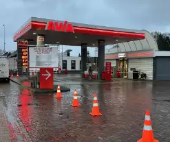 Veel schade bij inbraak in tankstation