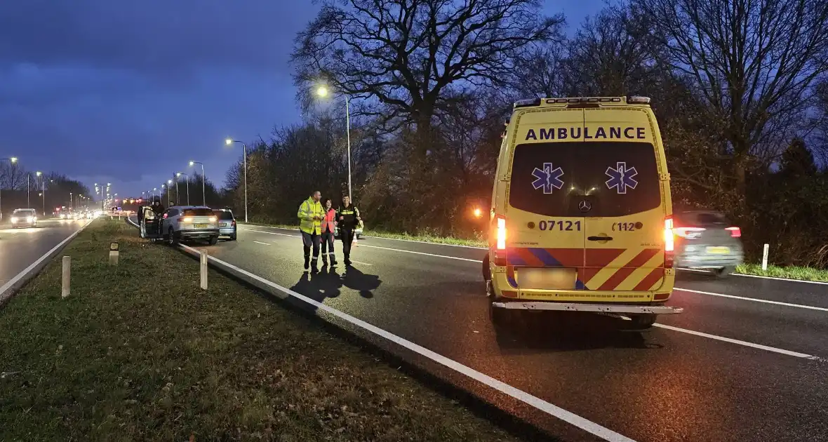 Vier voertuigen betrokken bij ongeval