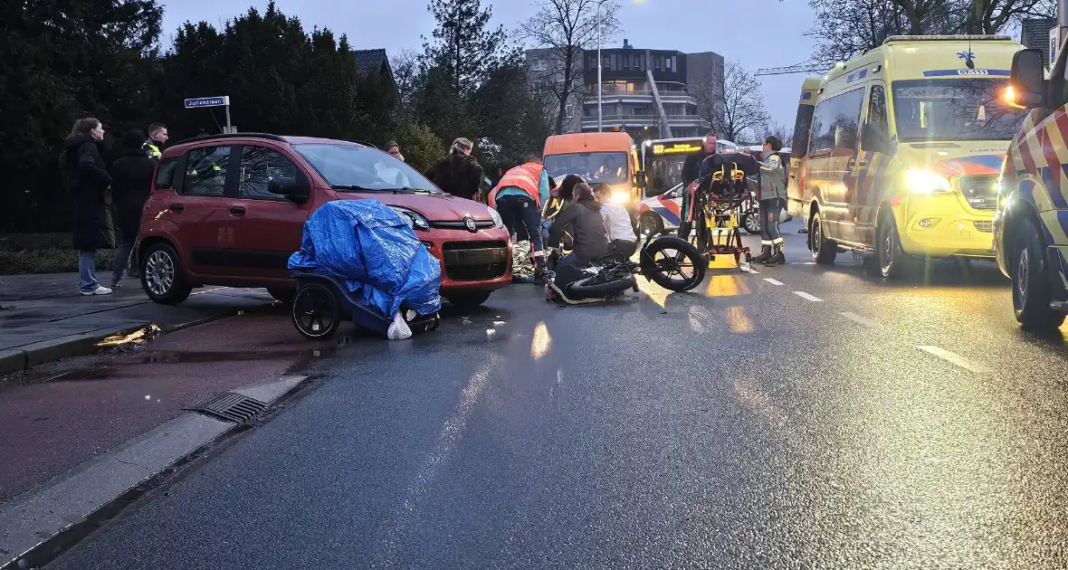 Gewonden en verkeerschaos na aanrijding