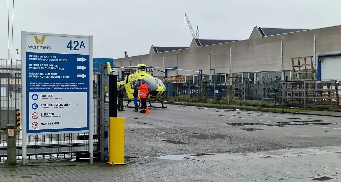 Ernstig bedrijfsongeval op schip