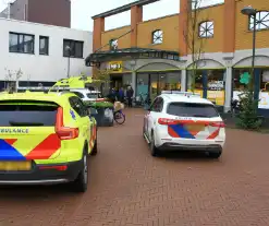 Persoon gewond na val in supermarkt