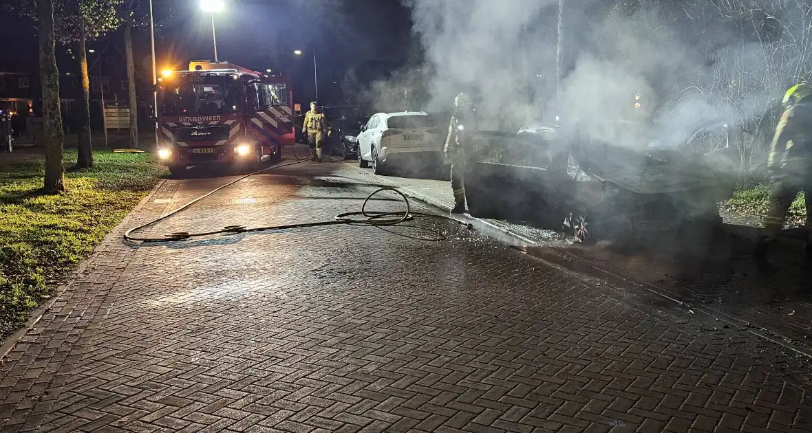 Voertuig beschadigd bij brand - Foto 1