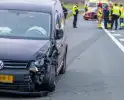 Gewonde bij ongeval tussen bestelbus en auto