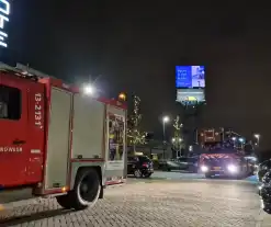 Brandweer controleert sauna van hotel op brand