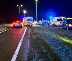 Ernstig ongeval tussen automobilist en scooterrijder