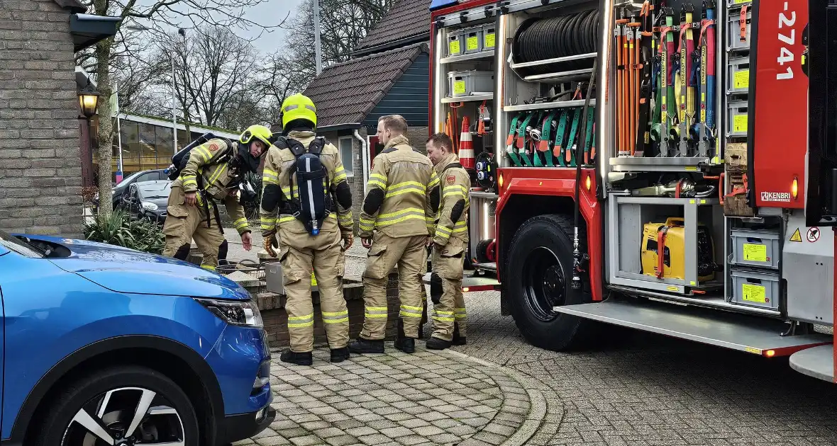 Woning vol rook door brand in pelletkachel - Foto 1