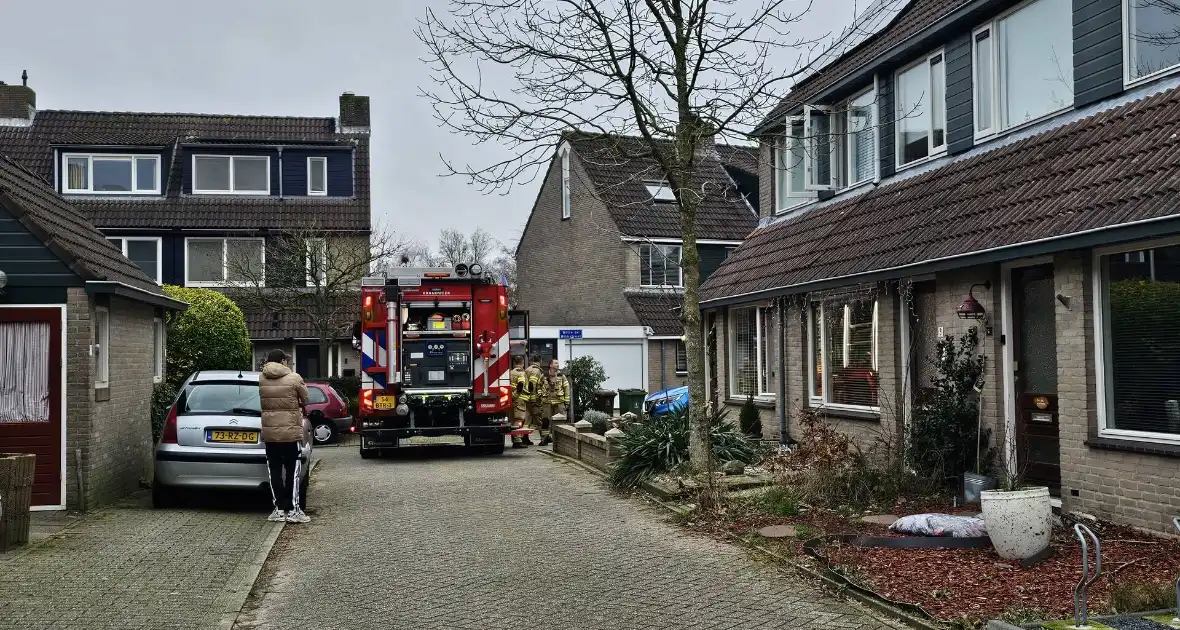 Woning vol rook door brand in pelletkachel - Foto 2