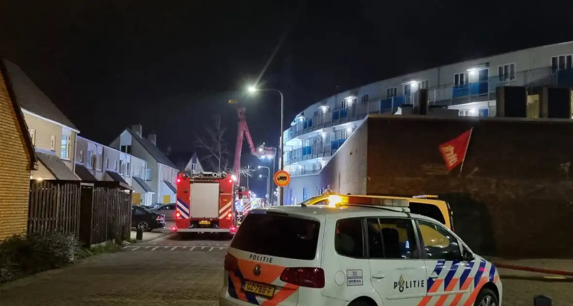 Grote brand in appartement