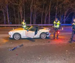 Twee gewonden bij ongeval op snelweg