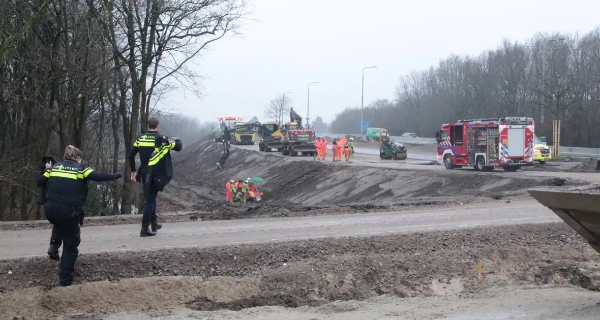 Persoon gevallen bij wegwerkzaamheden - Foto 2