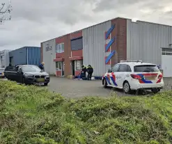 Ravage bij mogelijke bedrijfs inbraak