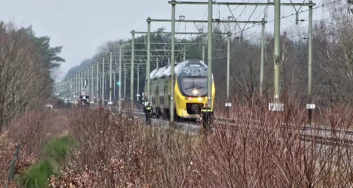 Treinverkeer gestremd door aanrijding met persoon