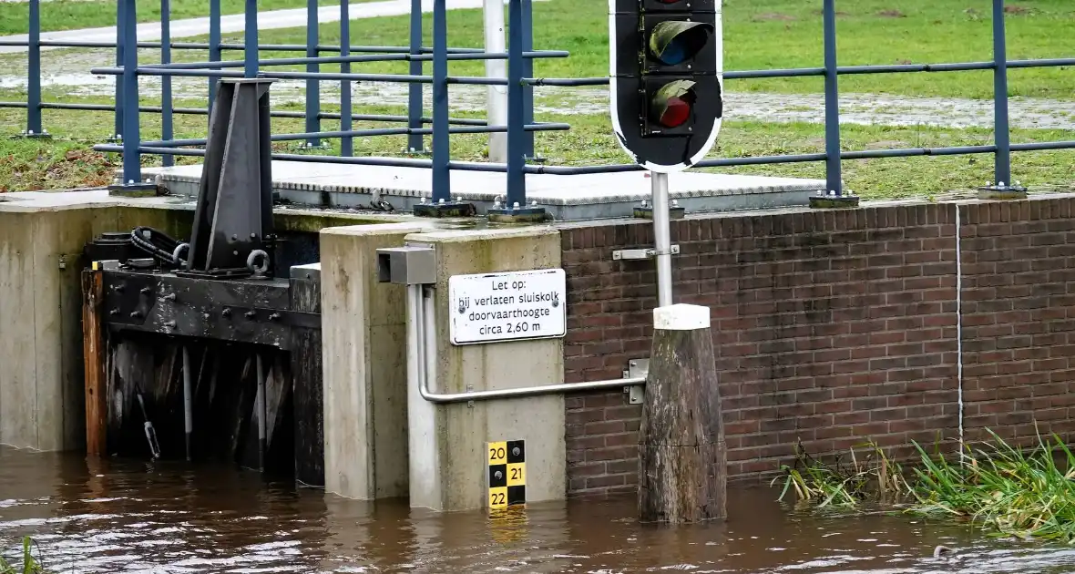 Hoogwater zet uiterwaarden van de Vecht onder water - Foto 1