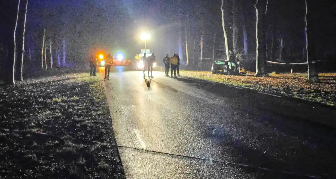 Persoon zwaargewond bij botsing met boom - Foto 1