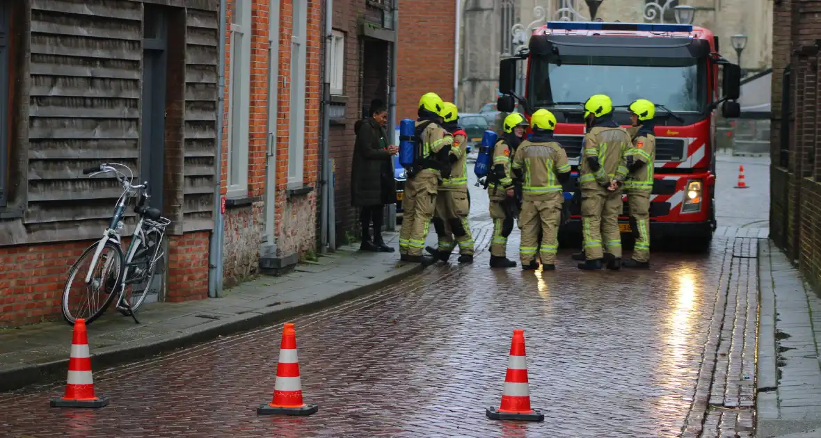 Vergeten pan op fornuis zorgt voor rookontwikkeling