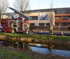 Meerdere garageboxen onderwater door hevige regenval