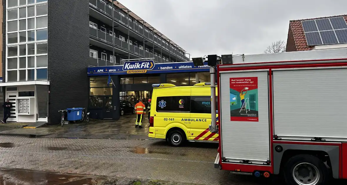 Kwikfit ontruimd vanwege hoge concentratie Koolmonoxide