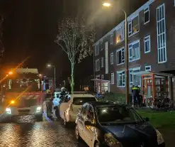 Bewoner aangehouden na brandmelding