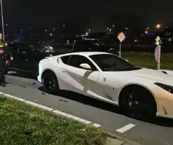 Dure Ferrari betrokken bij ongeval