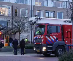 Rookontwikkeling door brand in magnetron in woon-zorgcomplex