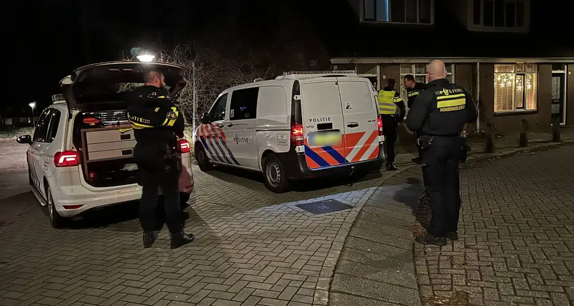 Speurhond zoekt naar vuurwapen na overval - Foto 3