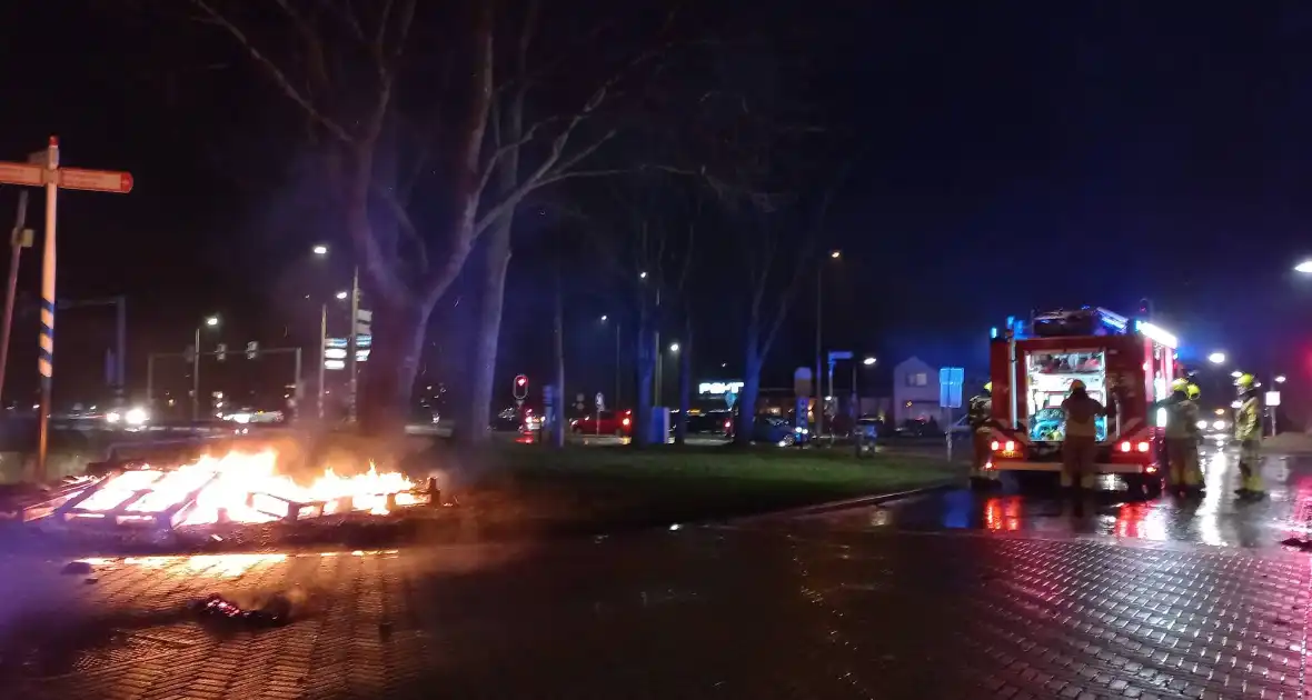 Buitenbrand geblust na sein veilig van politie