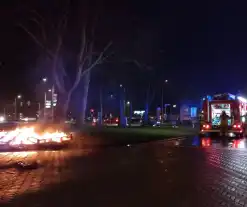 Buitenbrand geblust na sein veilig van politie