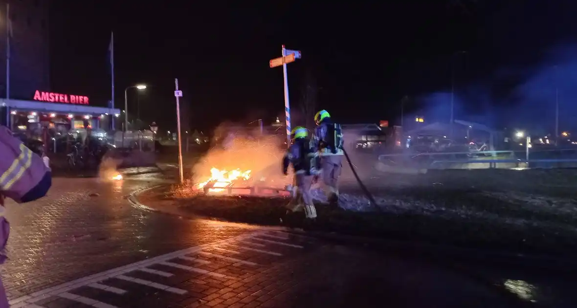 Buitenbrand geblust na sein veilig van politie - Foto 11