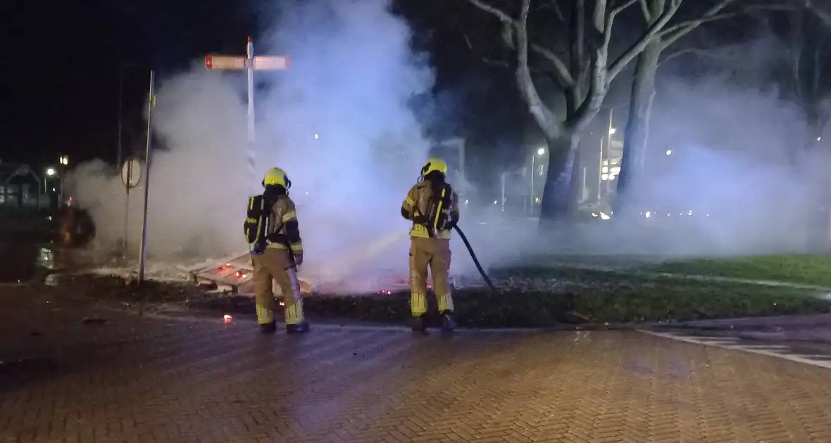 Buitenbrand geblust na sein veilig van politie - Foto 13