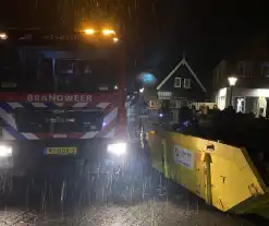 Brand in bouwcontainer snel onder controle