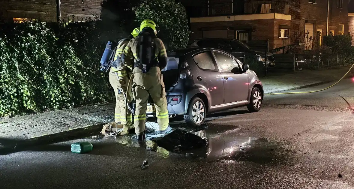 Geparkeerde auto grotendeels uitgebrand - Foto 2