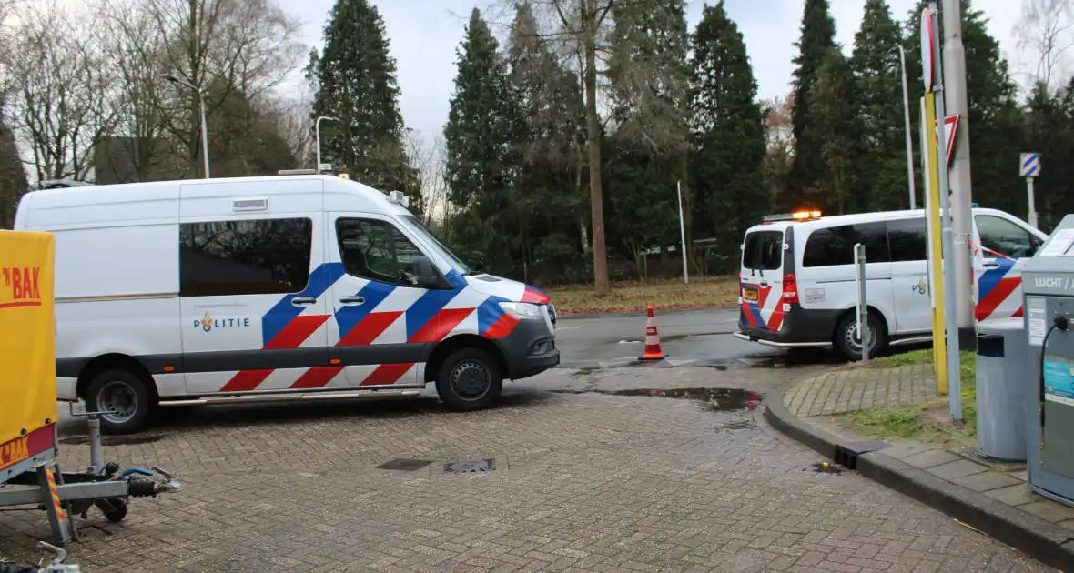 Weg afgesloten na ernstige aanrijding vanwege onderzoek