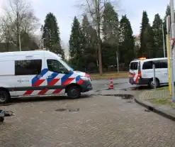 Weg afgesloten na ernstige aanrijding vanwege onderzoek