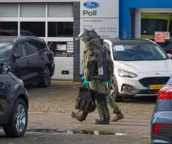 Explosief aangetroffen bij bedrijfspand