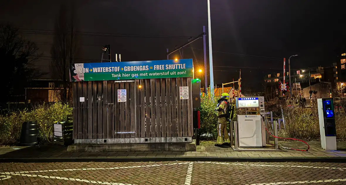 Brandweer ingezet nadat CNG installatie afblaast