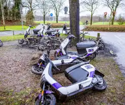 Meerdere Check-deelscooters gaan in vlammen op