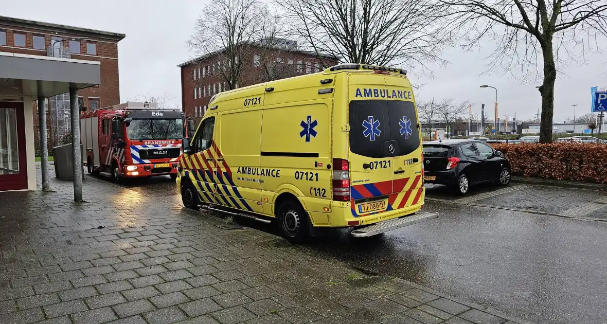 Persoon gewond na ongeval in woning