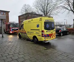 Persoon gewond na ongeval in woning