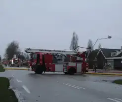 Meerdere brandweerpelotons ingezet bij zeer grote brand