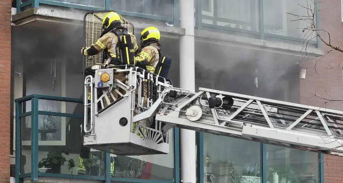 Felle brand in flatwoning