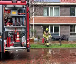 Brandweer ingezet voor rook uit wasmachine