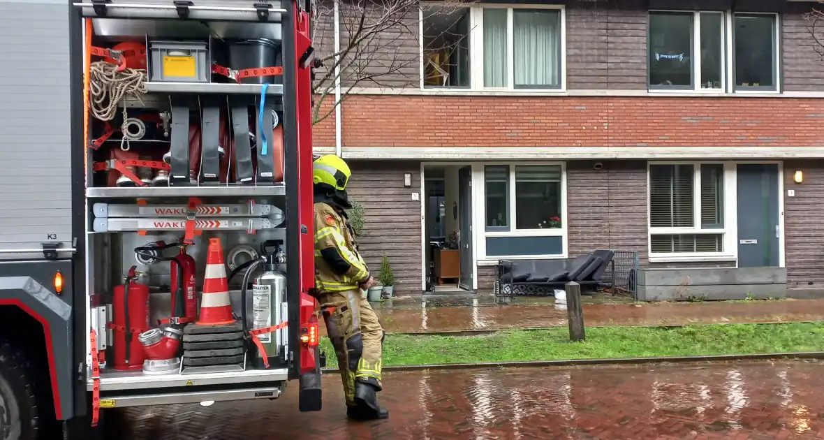 Brandweer ingezet voor rook uit wasmachine - Foto 2