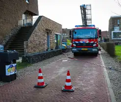 Kelder volgelopen met water door gesprongen waterleiding