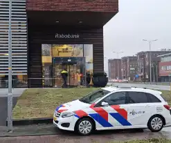 Politie ingezet nadat overval alarm afgaat bij bank