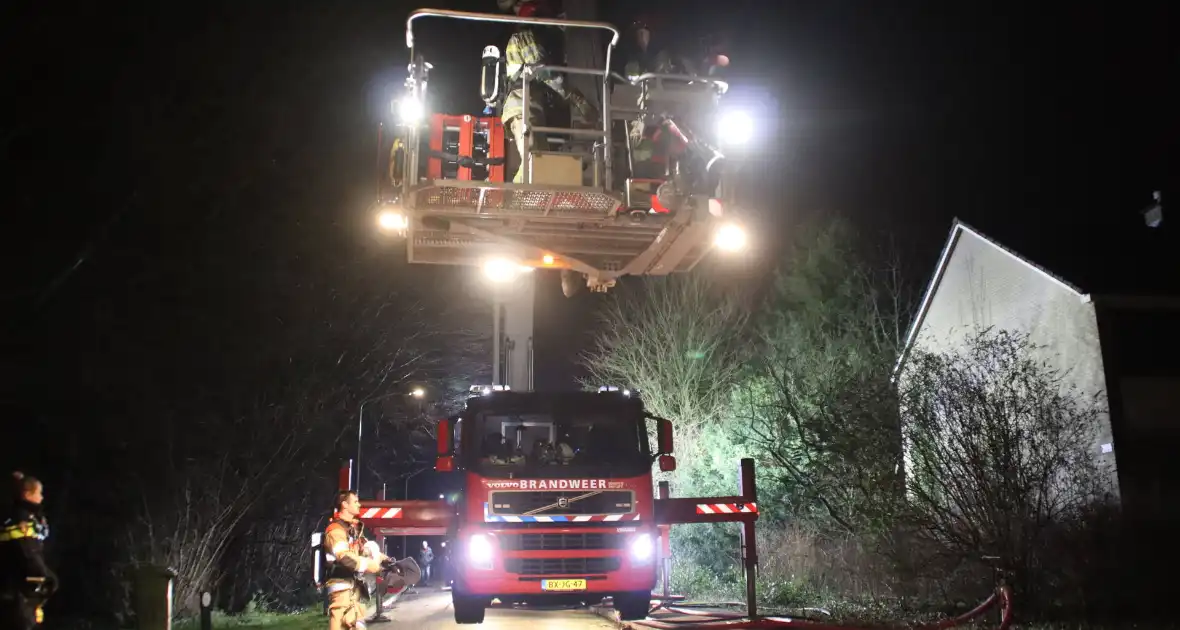 Persoon gewond bij brand in slaapkamer