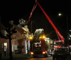 Brandweer ingezet voor een brand in schoorsteen