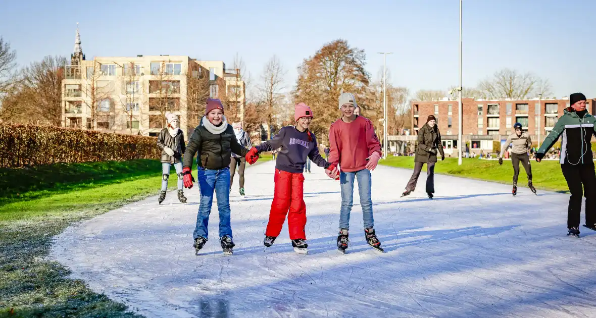 Volop schaatsplezier op natuurijsbaan van Amersfoortse IJvereniging - Foto 1