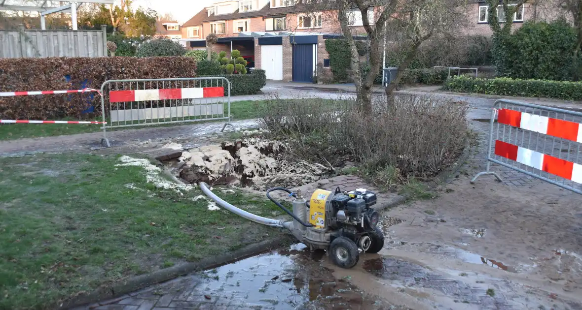 70 Woningen zonder water door leidingbreuk - Foto 2